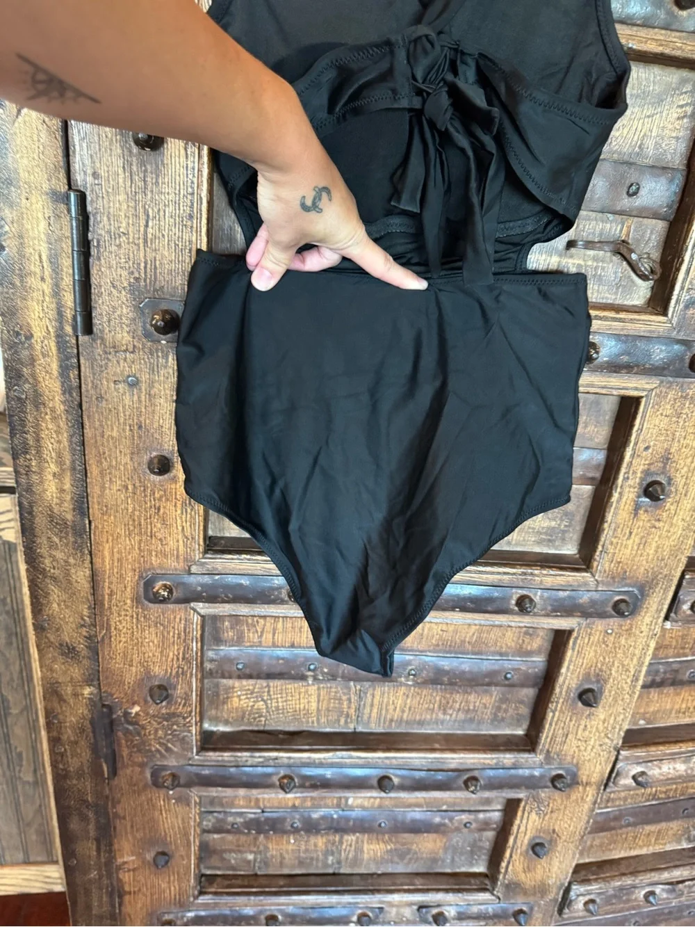 Women’s Black One-Piece Swimsuit